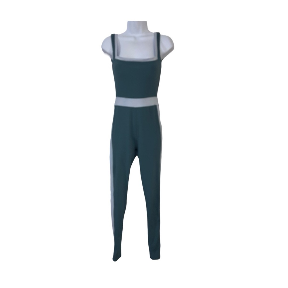 Yllw the brand ABLE LONG BODYSUIT- BODY GREEN size Large - Picture 2 of 6
